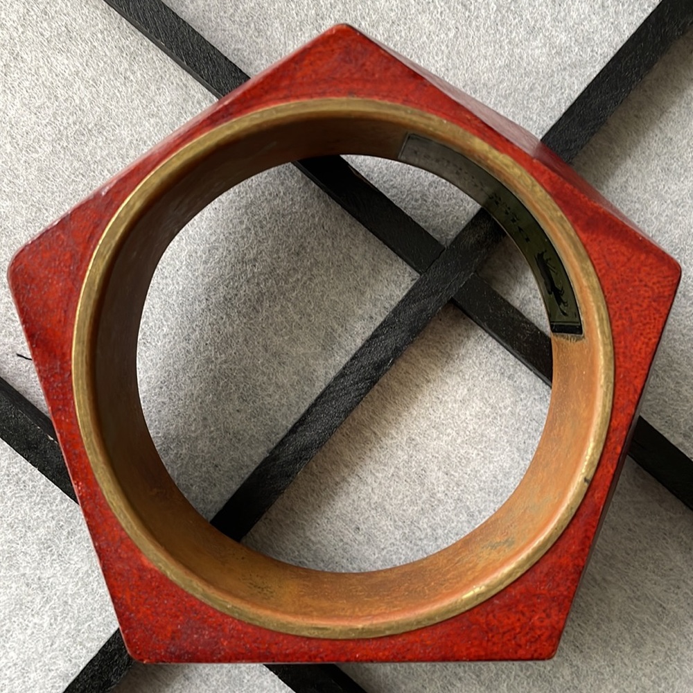Dioscuri. Wood Bracelet - Picture 5 of 12